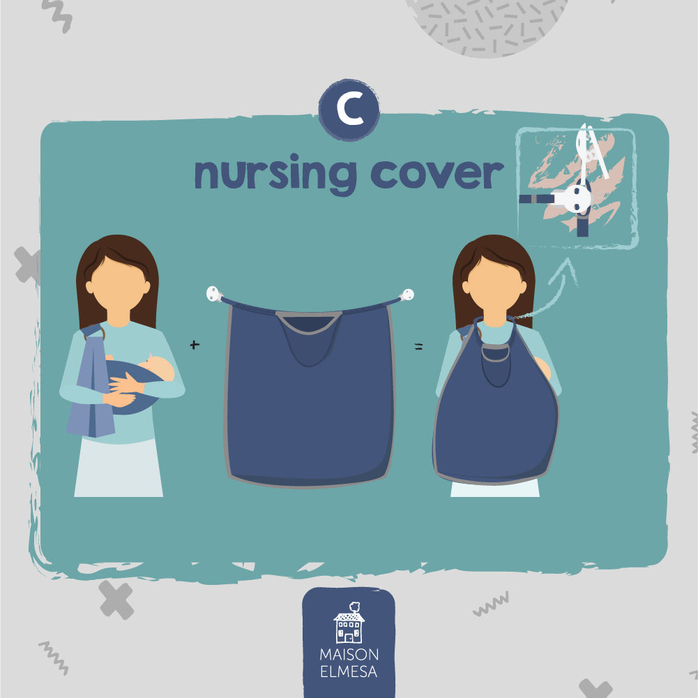 Nursing Wear blanket - Dark Grey